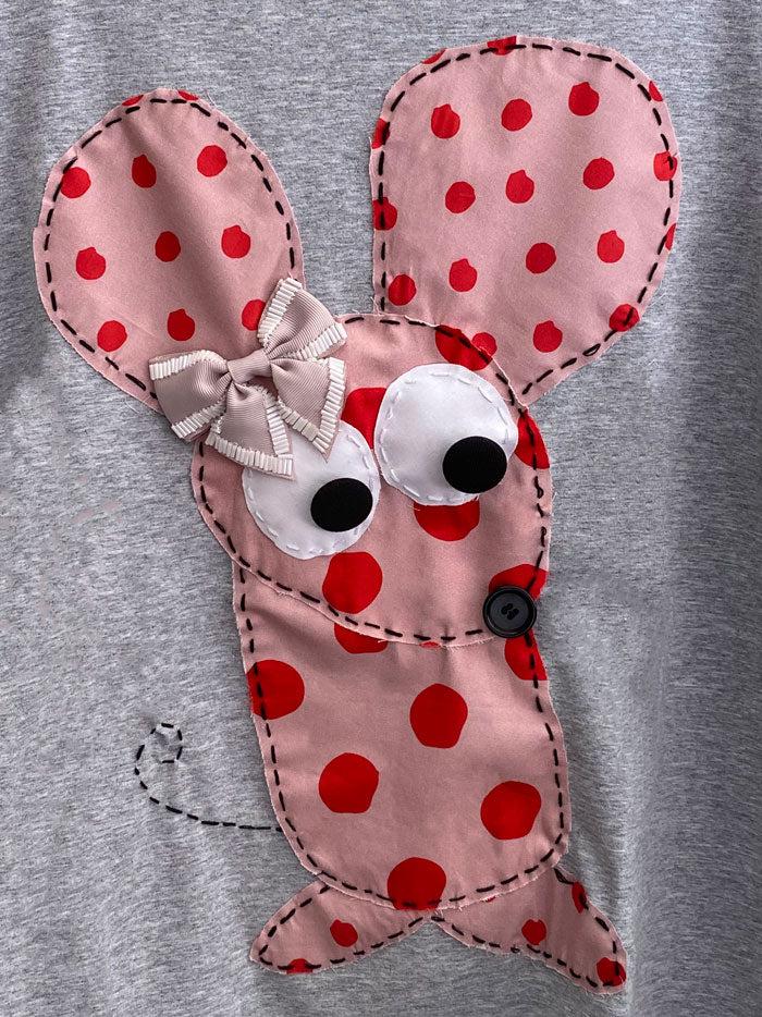 ROSÈ A POIS Topolina T-shirt