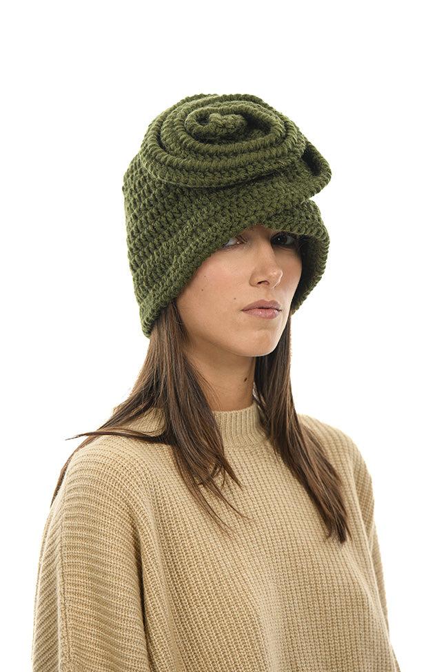 ROSÈ A POIS VIVIANA Cappello Con Rosa