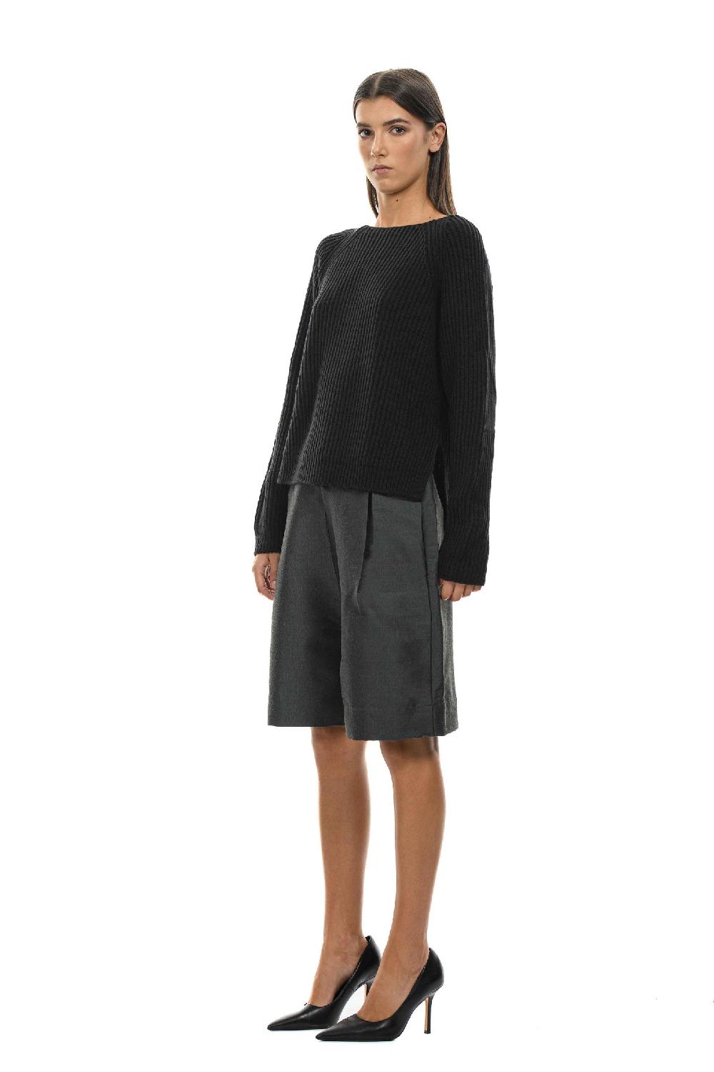 ROSÈ A POIS WANDA Maglione a coste