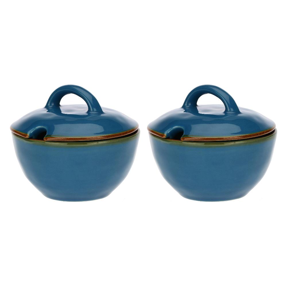 ROSÈ A POIS Set 2 Zuccheriere Concerto Blu Avio