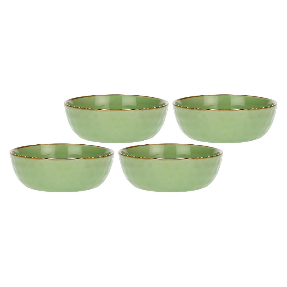 ROSÈ A POIS Set 4 Insalatiere Concerto Te' Verde