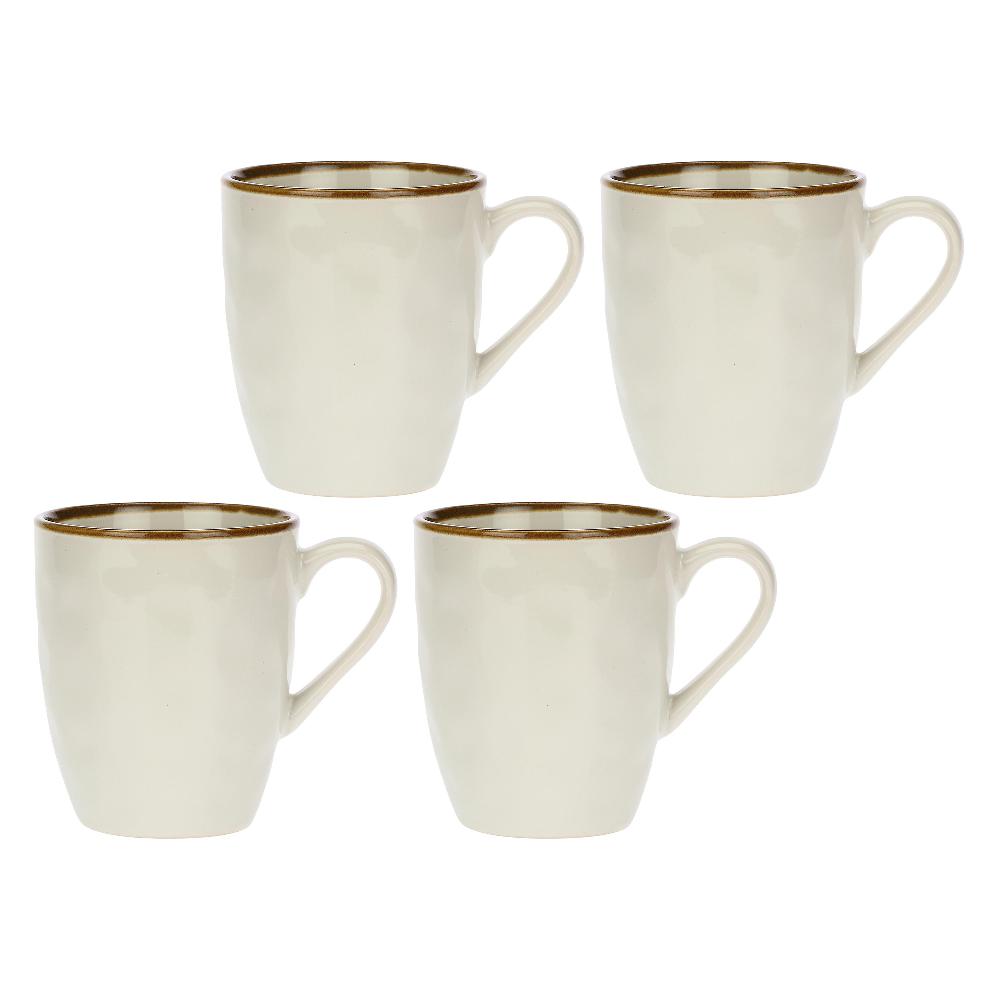 ROSÈ A POIS Set 4 Mug Concerto Avorio