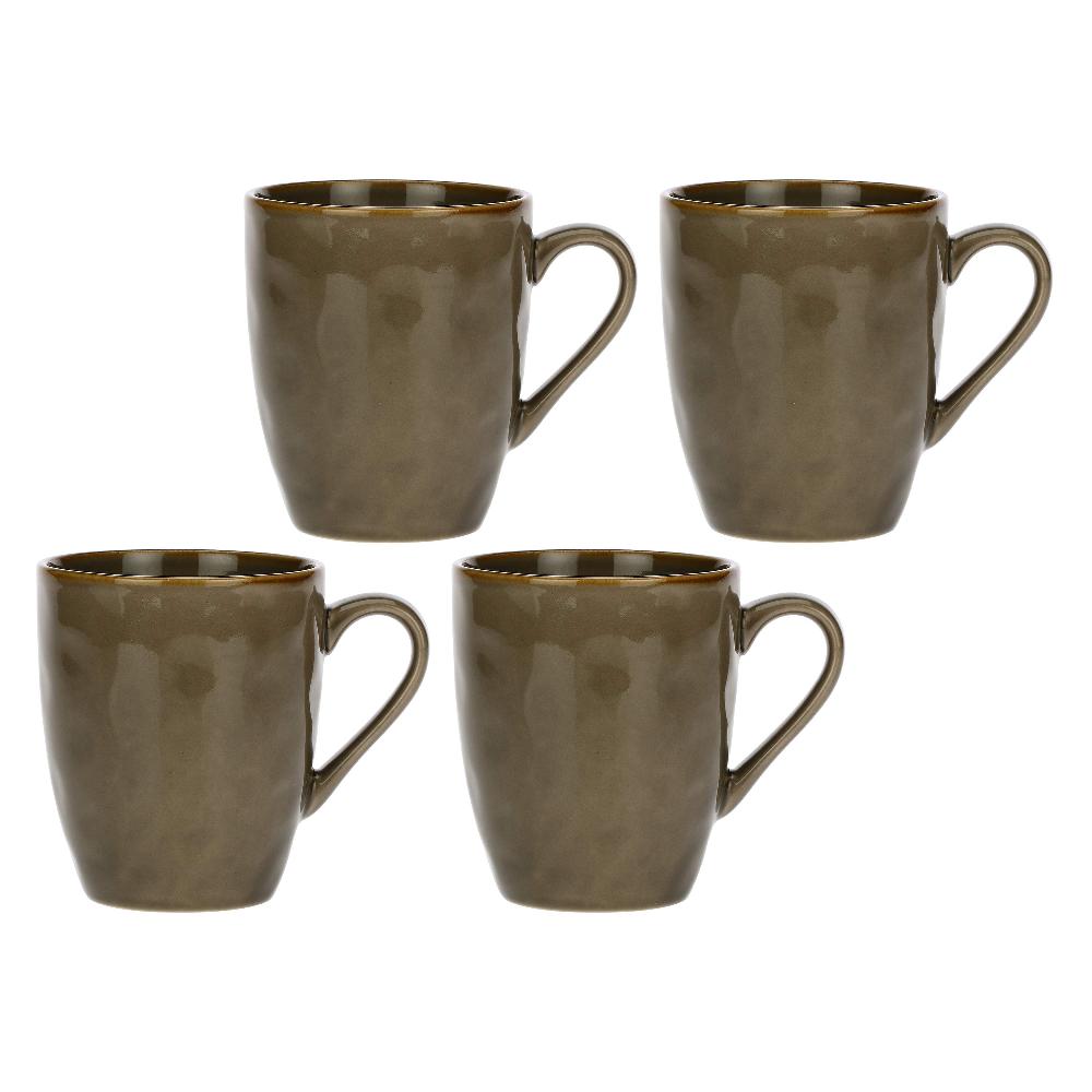 ROSÈ A POIS Set 4 Mug Concerto Grigio Tortora