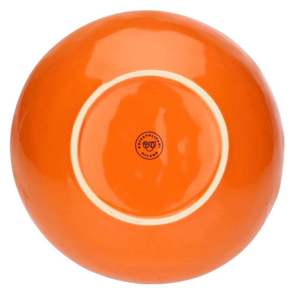 ROSÈ A POIS Set 4 Piatti Fondi Concerto Arancio