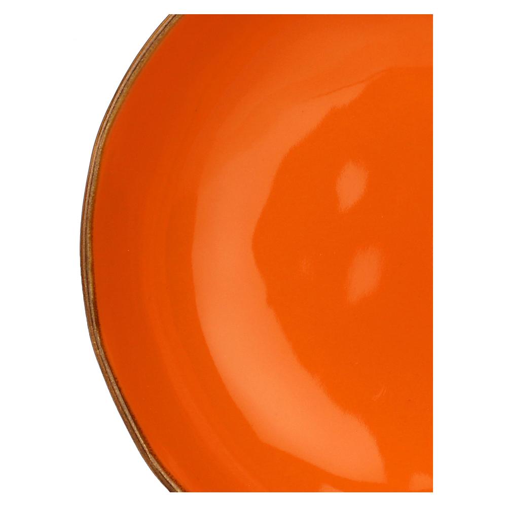 ROSÈ A POIS Set 4 Piatti Fondi Concerto Arancio