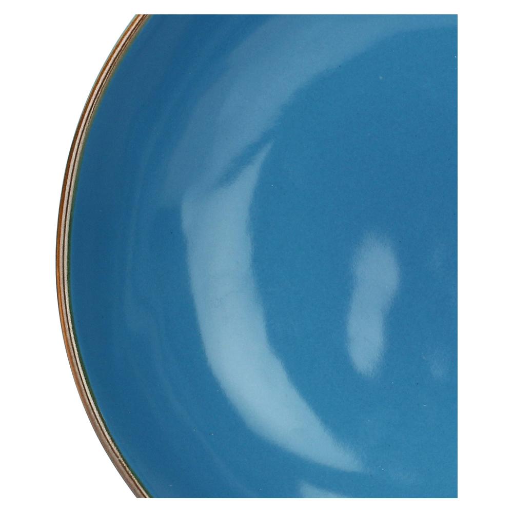 ROSÈ A POIS Set 4 Piatti Fondi Concerto Blu Avio