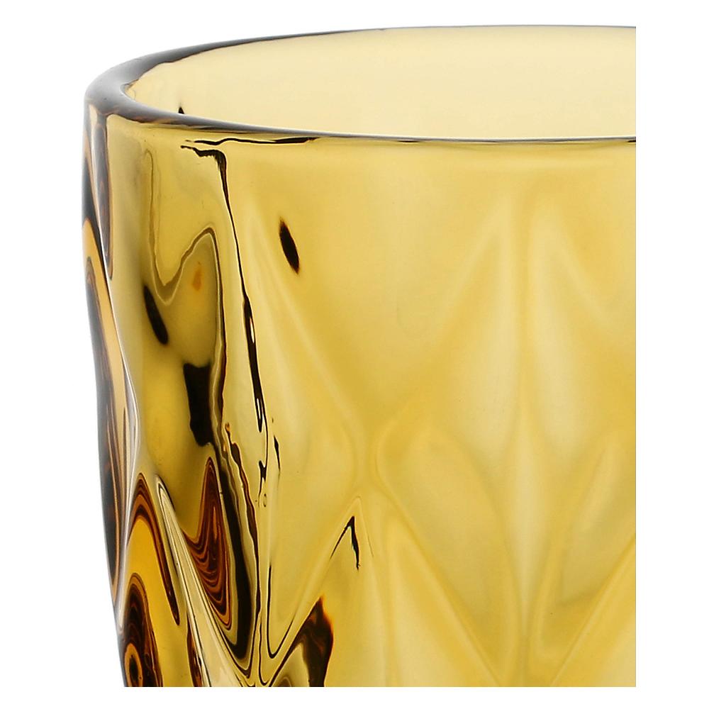 ROSÈ A POIS Set 6 Bicchieri Amber Diamond