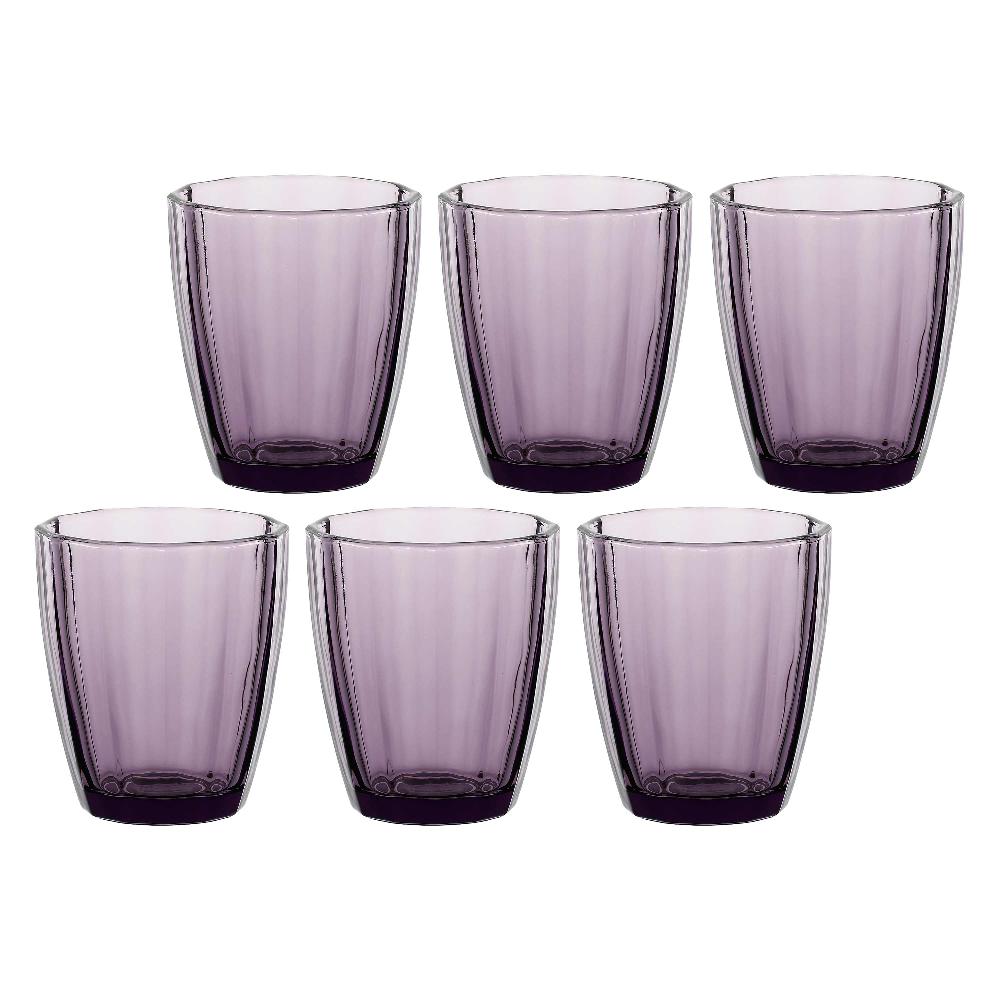 ROSÈ A POIS Set 6 Bicchieri Ametista Amami