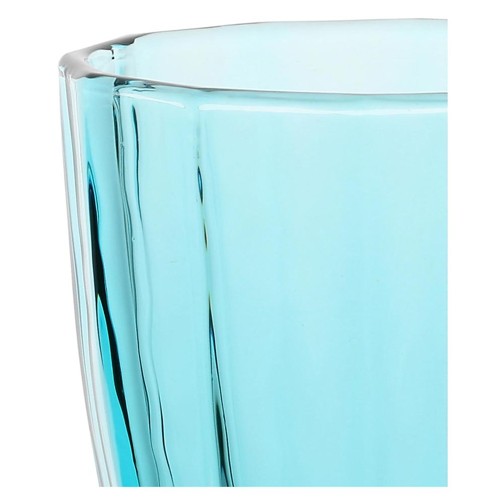 ROSÈ A POIS Set 6 Bicchieri Turchese Amami