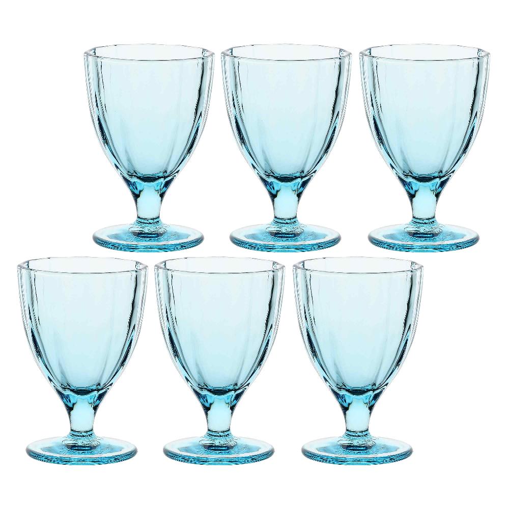 ROSÈ A POIS Set 6 Calici Acquamare Amami