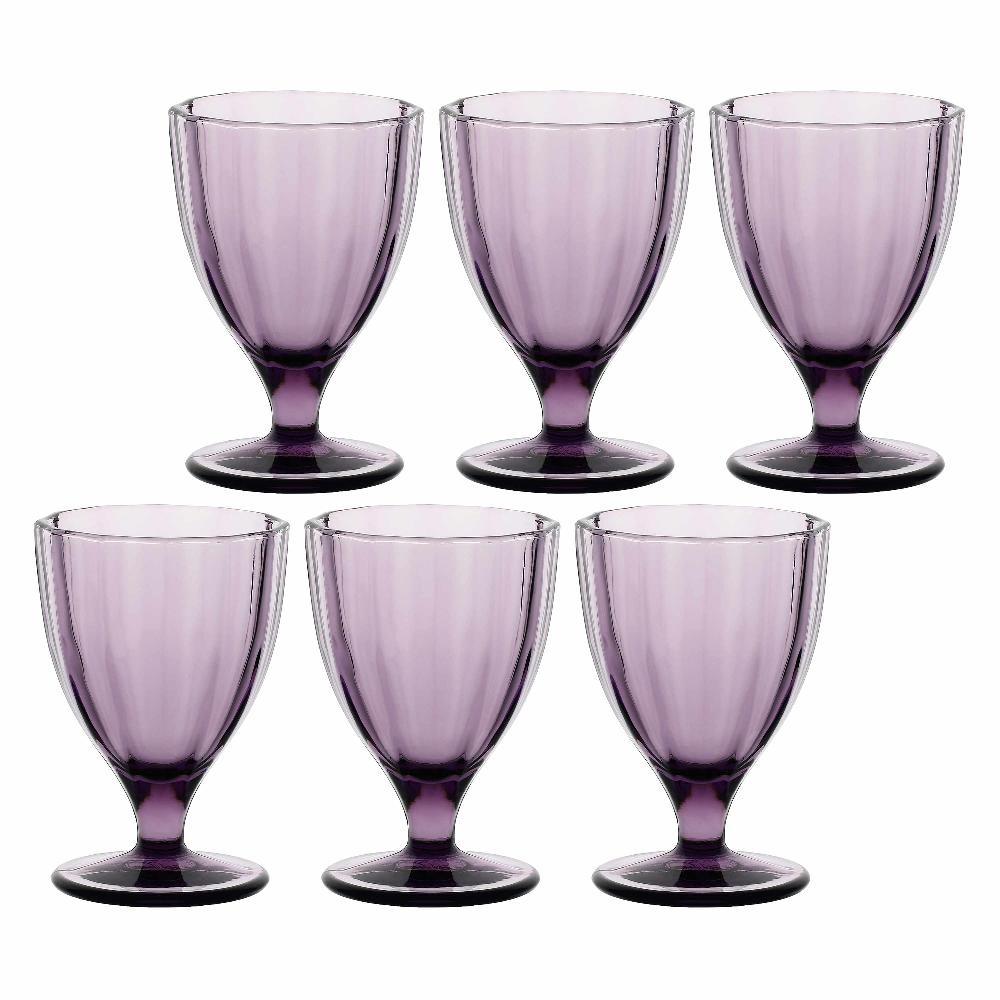 ROSÈ A POIS Set 6 Calici Ametista Amami