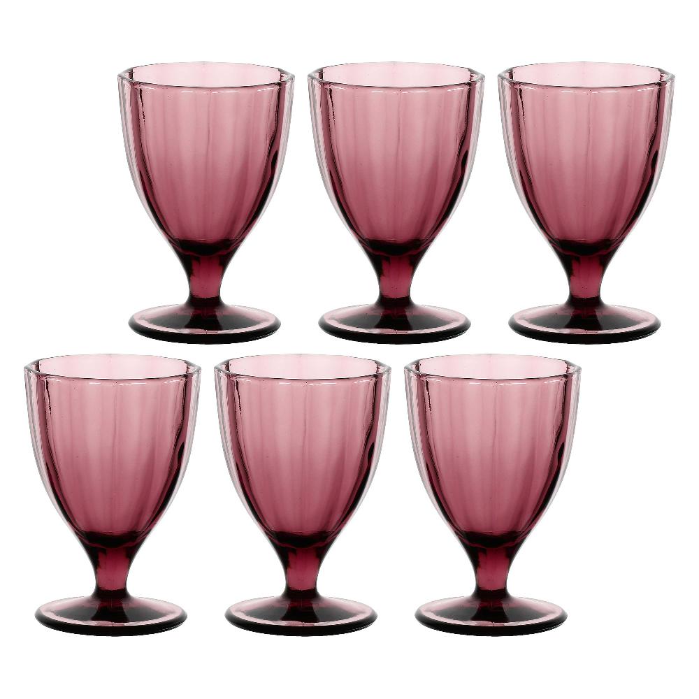 ROSÈ A POIS Set 6 Calici Vinaccia Amami