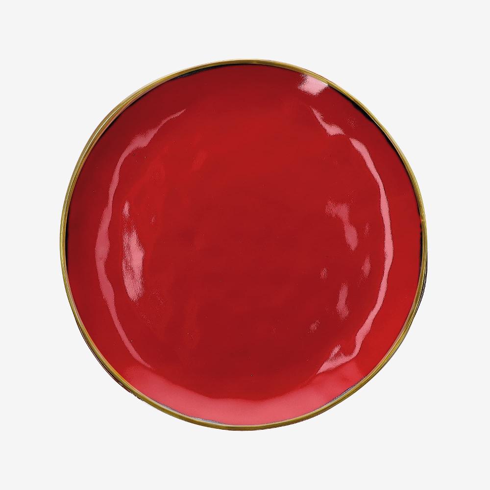 ROSÈ A POIS Vassoio Rotondo