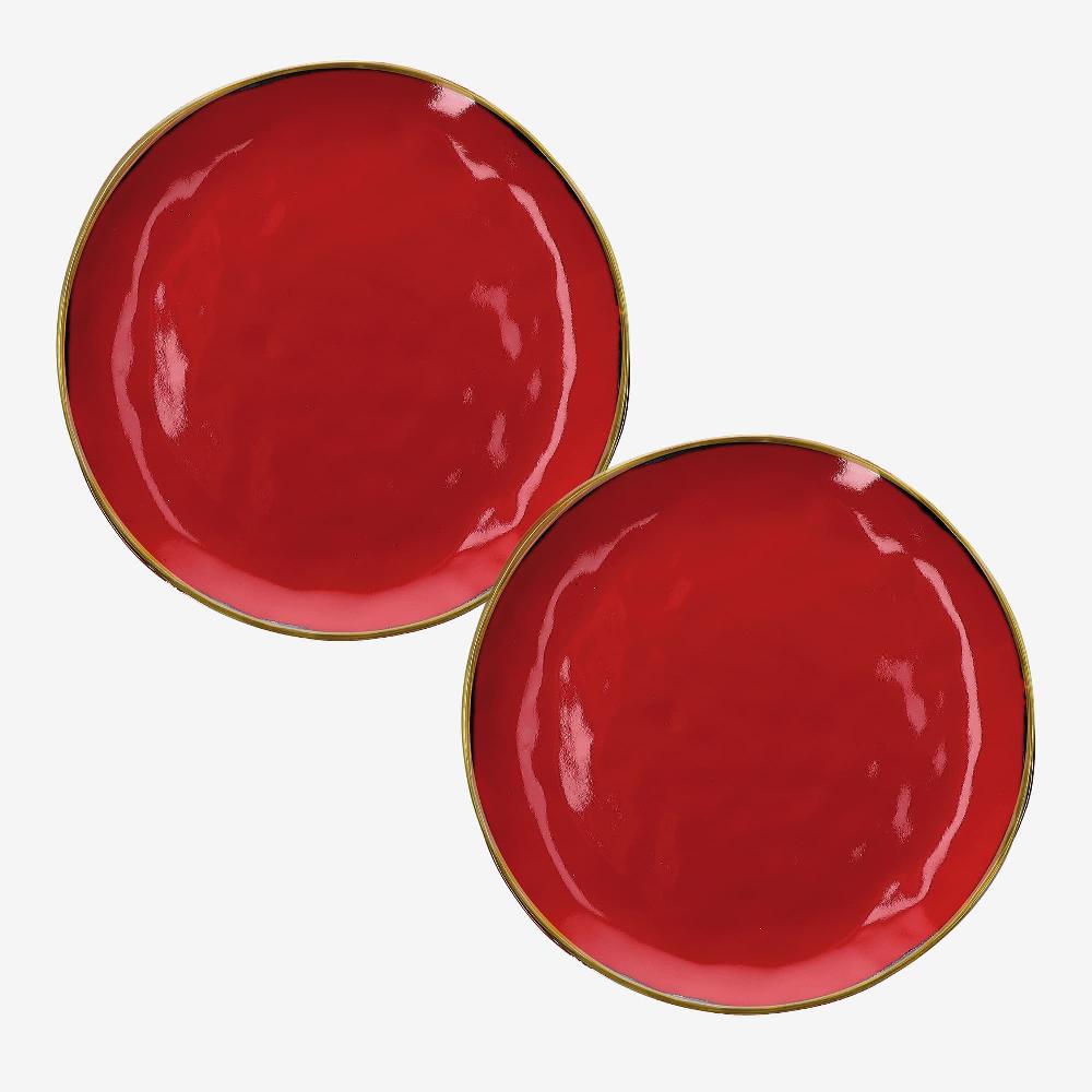 ROSÈ A POIS Vassoio Rotondo