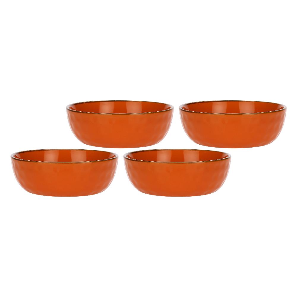 ROSÈ A POIS Set 2 Insalatiere 20 Cm Concerto Arancio