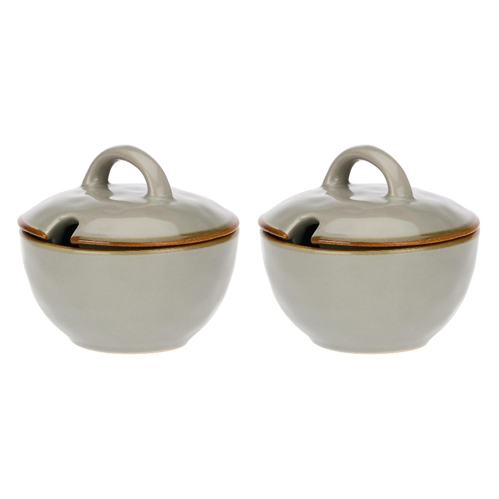 ROSÈ A POIS Set 2 Zuccheriere Concerto Grigio Perla