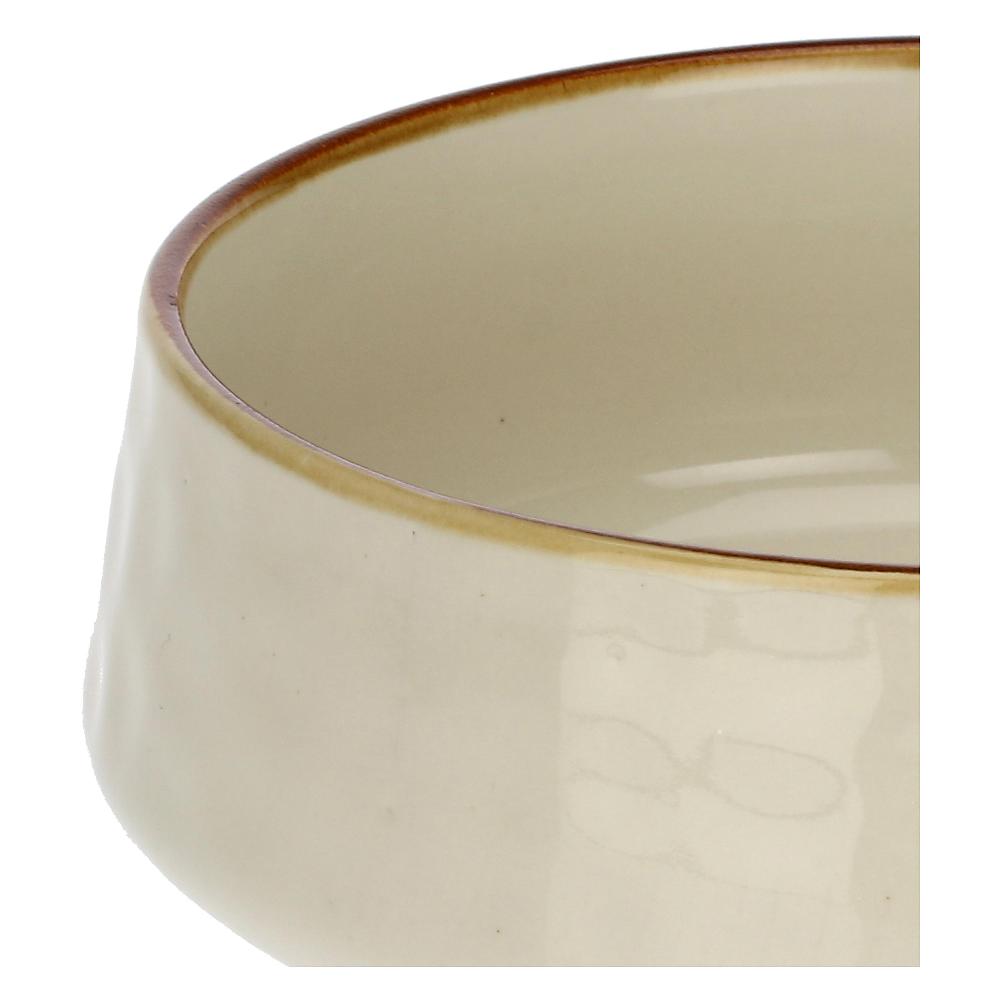 ROSÈ A POIS Set 4 Ciotole/Piatti Fondi Concerto Glam Avorio