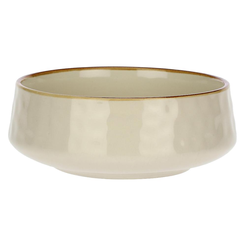 ROSÈ A POIS Set 4 Ciotole/Piatti Fondi Concerto Glam Avorio