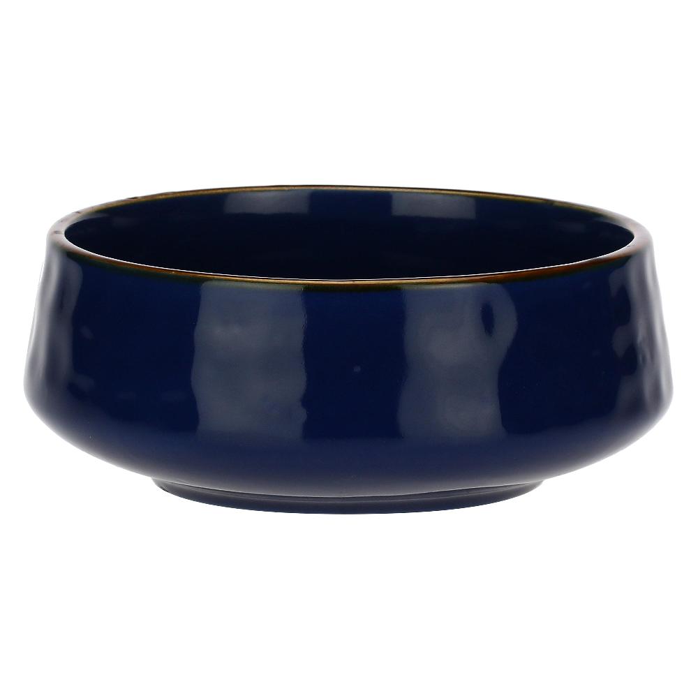 ROSÈ A POIS Set 4 Ciotole/Piatti Fondi Concerto Glam Blu Cobalto