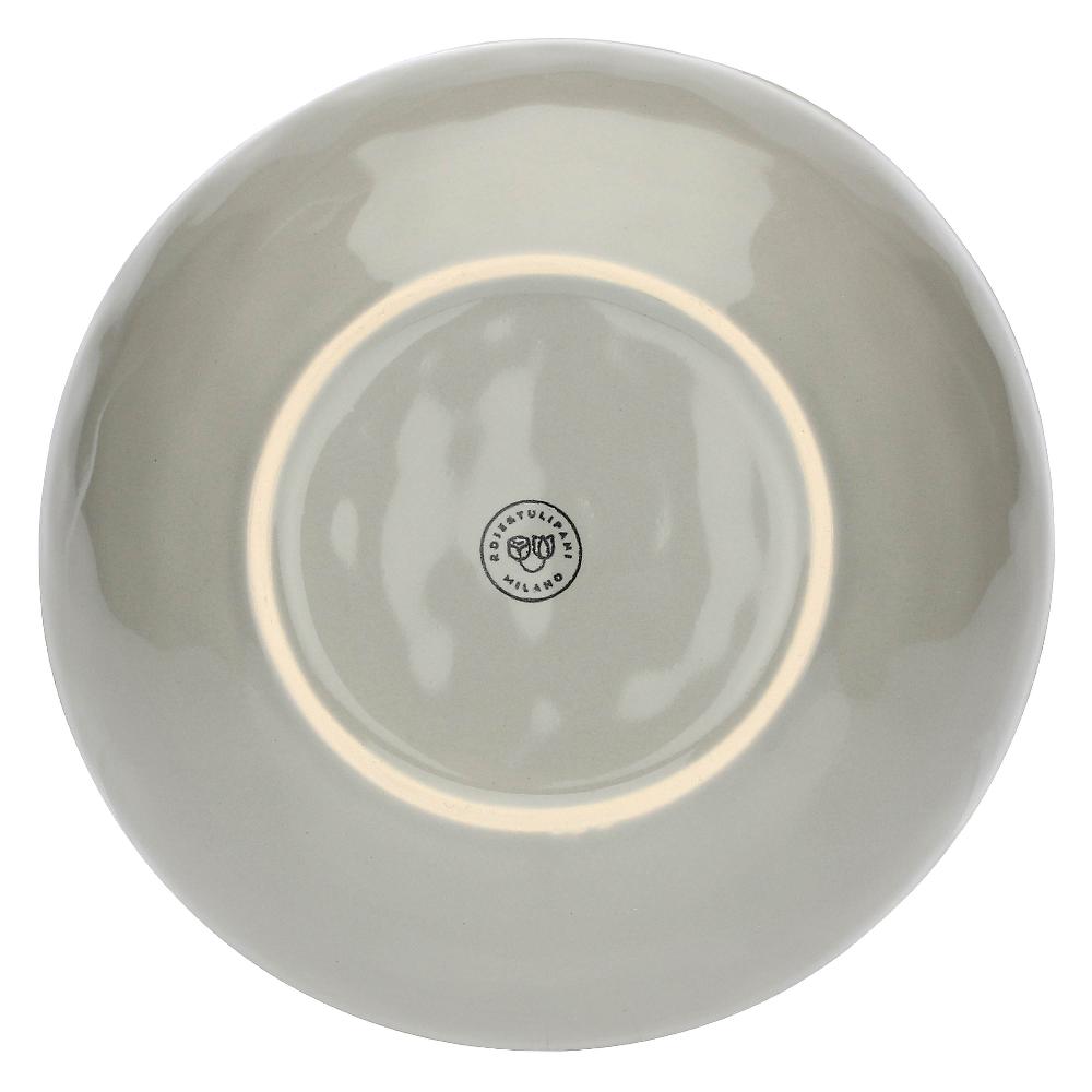 ROSÈ A POIS Set 4 Piatti Fondi Concerto Grigio Perla