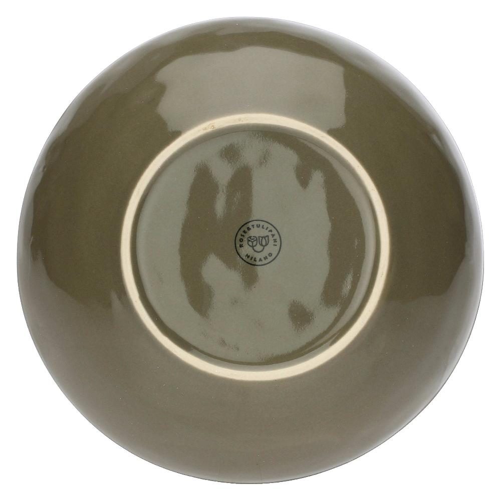 ROSÈ A POIS Set 4 Piatti Fondi Concerto Grigio Tortora