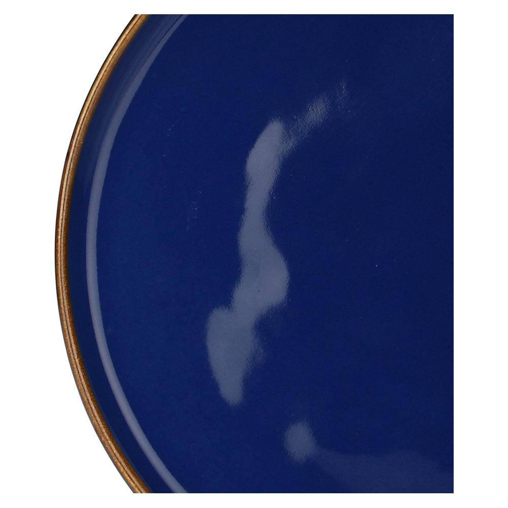 ROSÈ A POIS Set 4 Piatti Frutta Concerto Glam Blu Cobalto