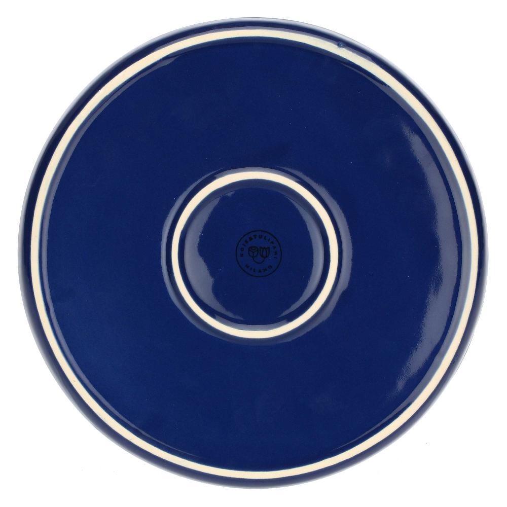 ROSÈ A POIS Set 4 Piatti Frutta Concerto Glam Blu Cobalto