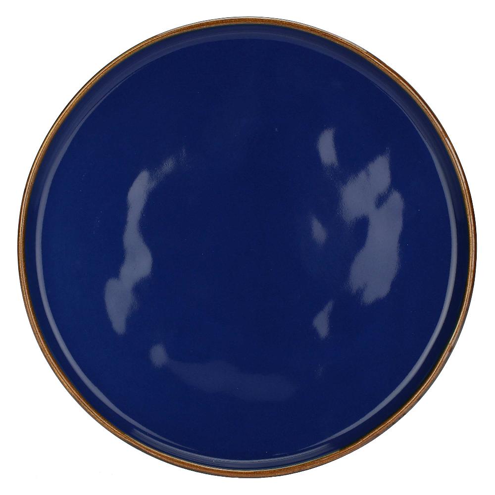 ROSÈ A POIS Set 4 Piatti Frutta Concerto Glam Blu Cobalto