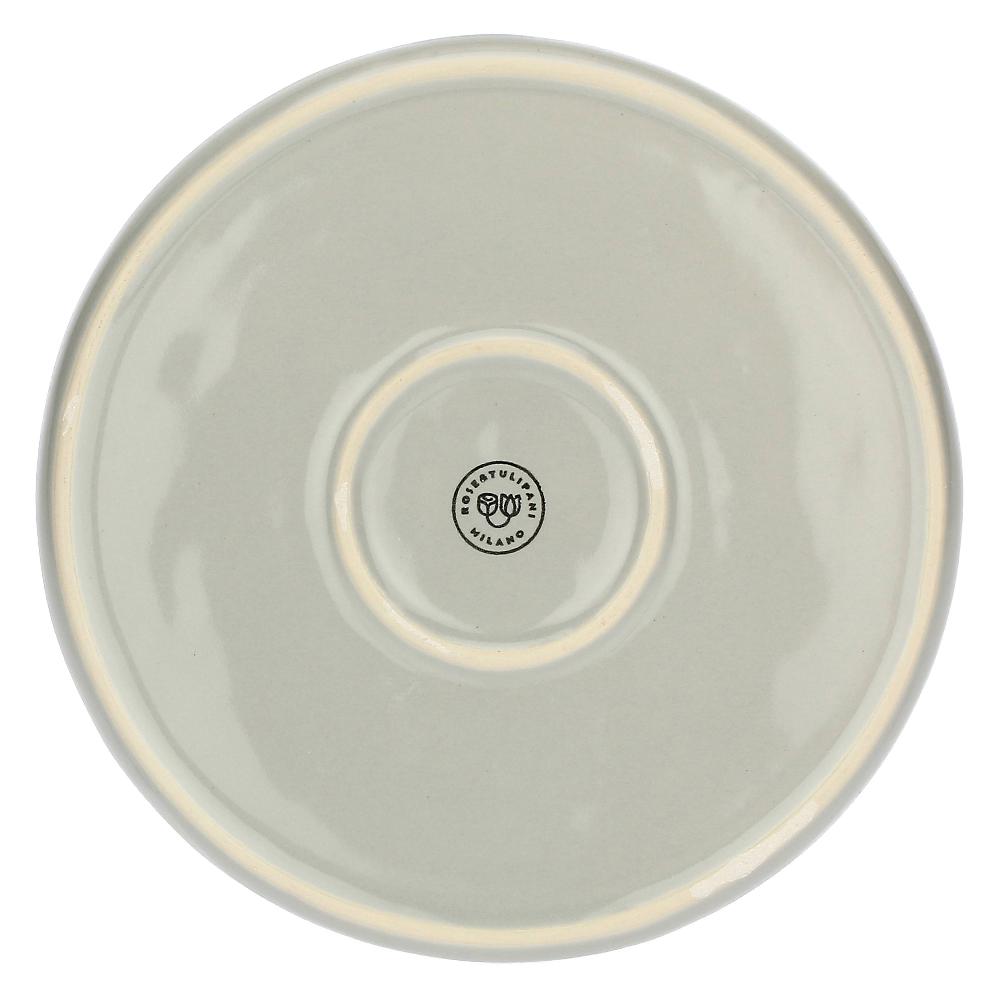 ROSÈ A POIS Set 4 Piatti Frutta Concerto Glam Grigio Perla