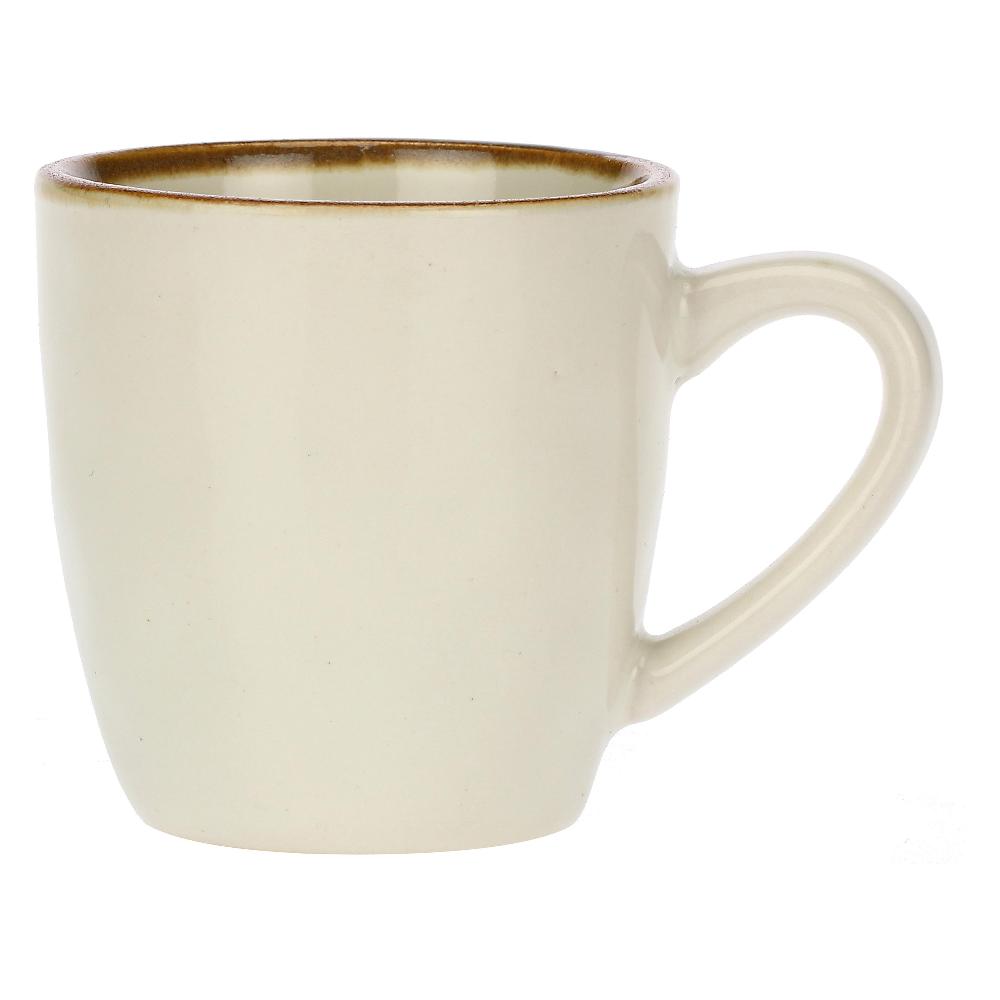 ROSÈ A POIS Set 6 Tazzine Caffè Con Piattino Concerto Avorio