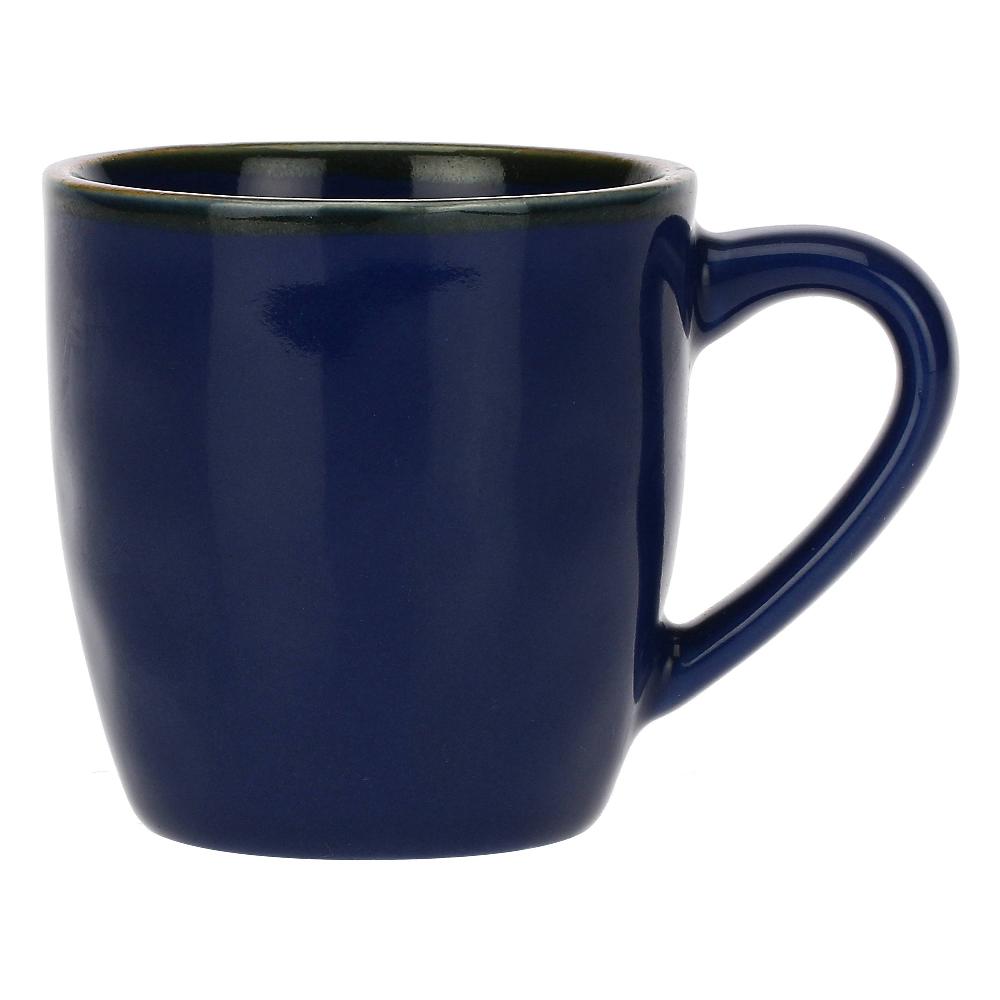 ROSÈ A POIS Set 6 Tazzine Caffè Con Piattino Concerto Blu Cobalto