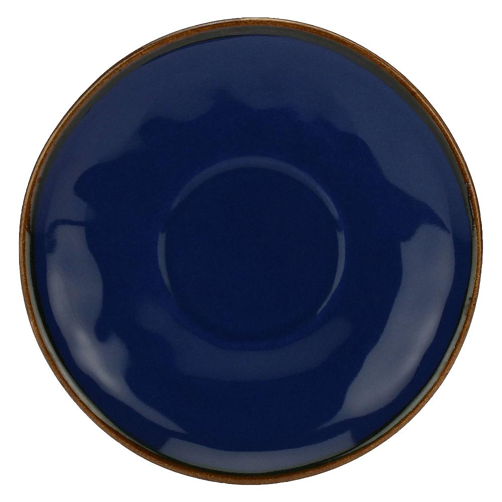 ROSÈ A POIS Set 6 Tazzine Caffè Con Piattino Concerto Blu Cobalto