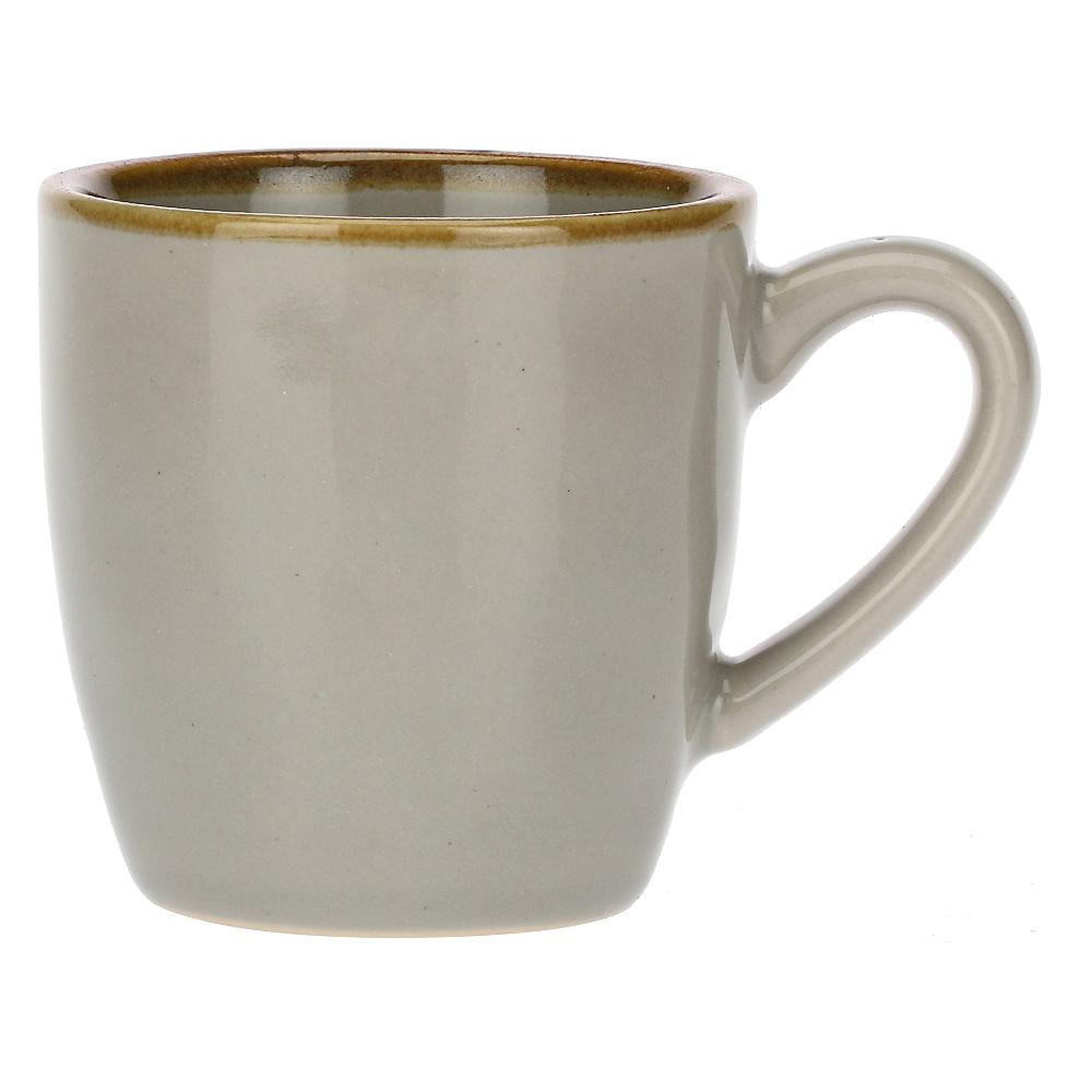 ROSÈ A POIS Set 6 Tazzine Caffè Con Piattino Concerto Grigio Perla