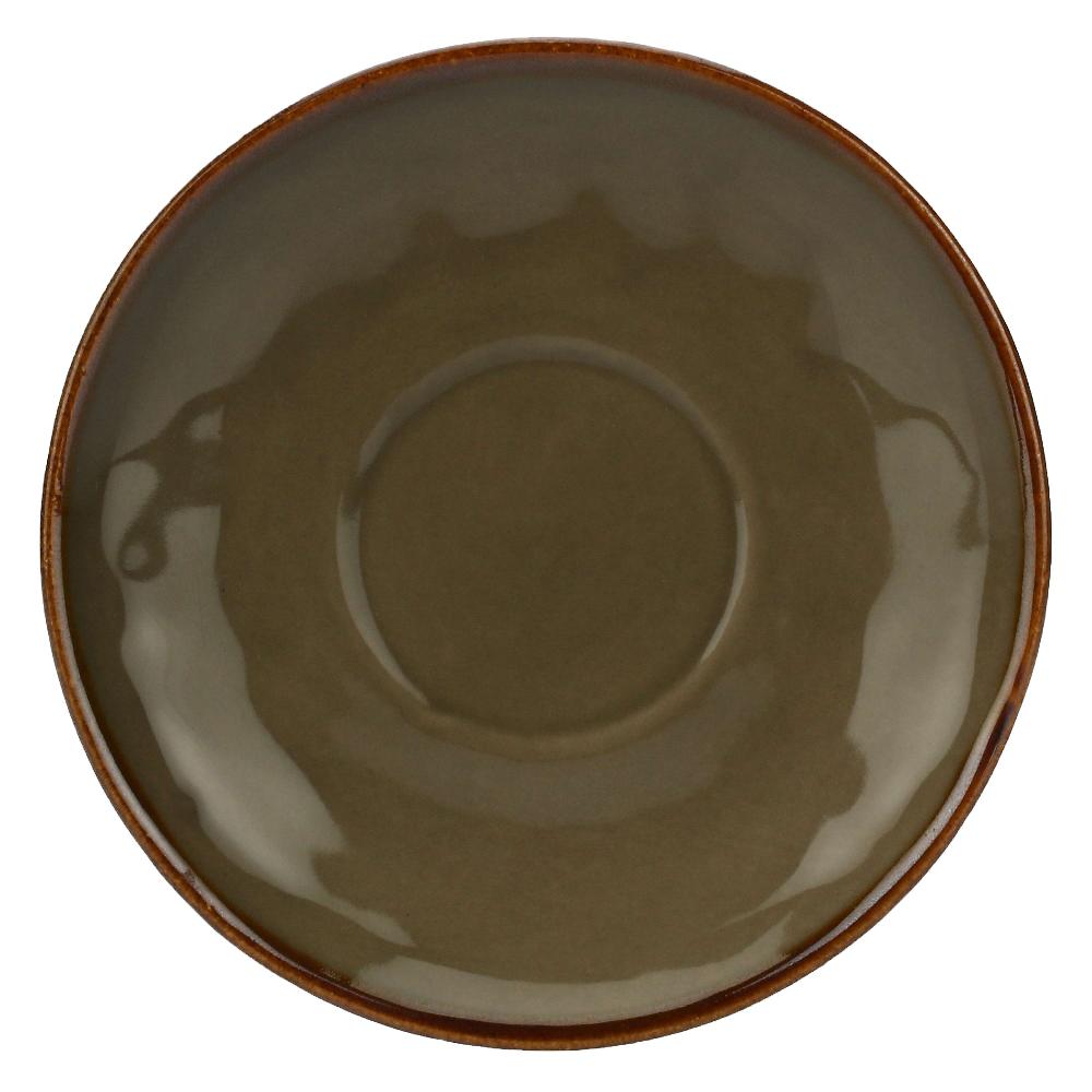 ROSÈ A POIS Set 6 Tazzine Caffè Con Piattino Concerto Grigio Tortora