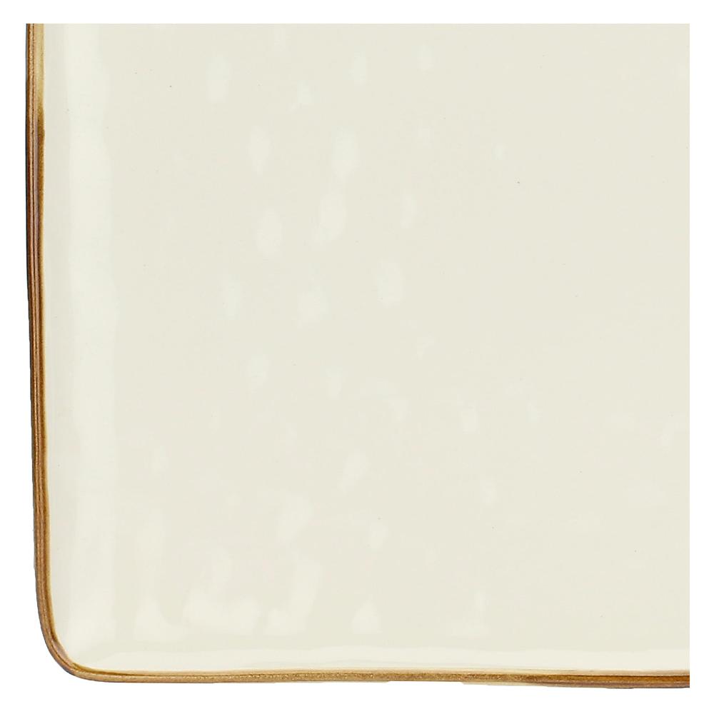 ROSÈ A POIS Vassoio Rettangolare 36x26 5 Cm Concerto Avorio