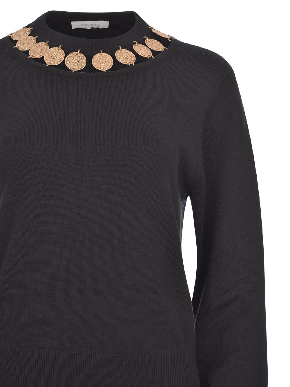 Paco Rabanne Maglia Rabanne - 24AMPU280ML0289