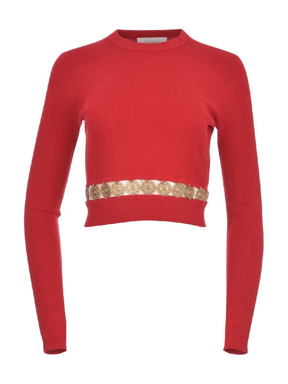 Paco rabanne Maglia Rabanne - 24AMPU286ML0289