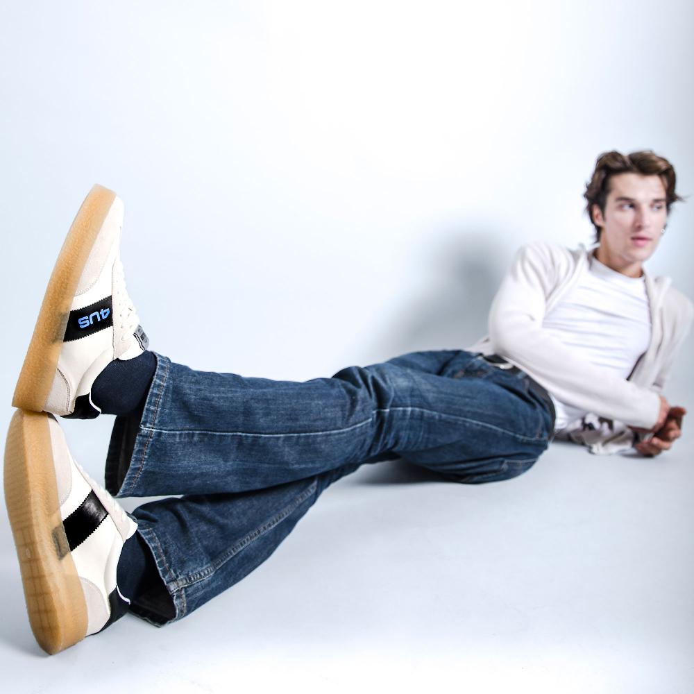 QVC 4us Paciotti Sneaker Da Uomo In Pelle Con Inserti Scamosciati