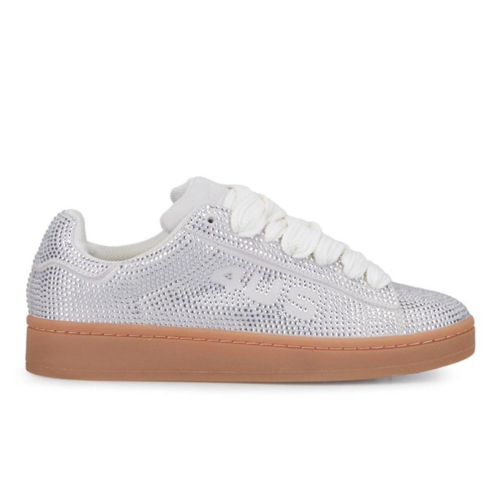 QVC 4us Paciotti Sneakers in pelle scamosciata con strass