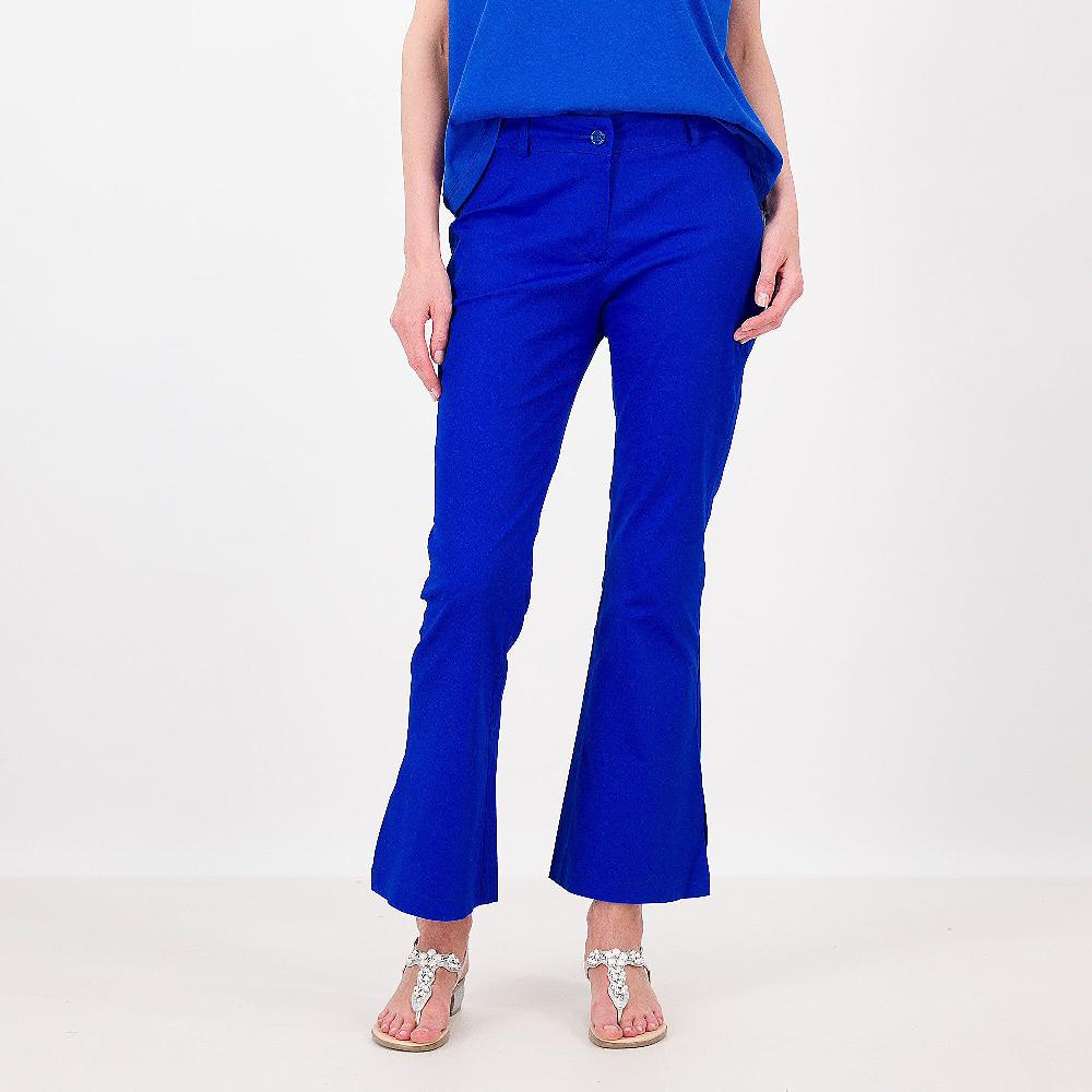 QVC A*dela Pantaloni a zampa in cotone stretch con spacchi