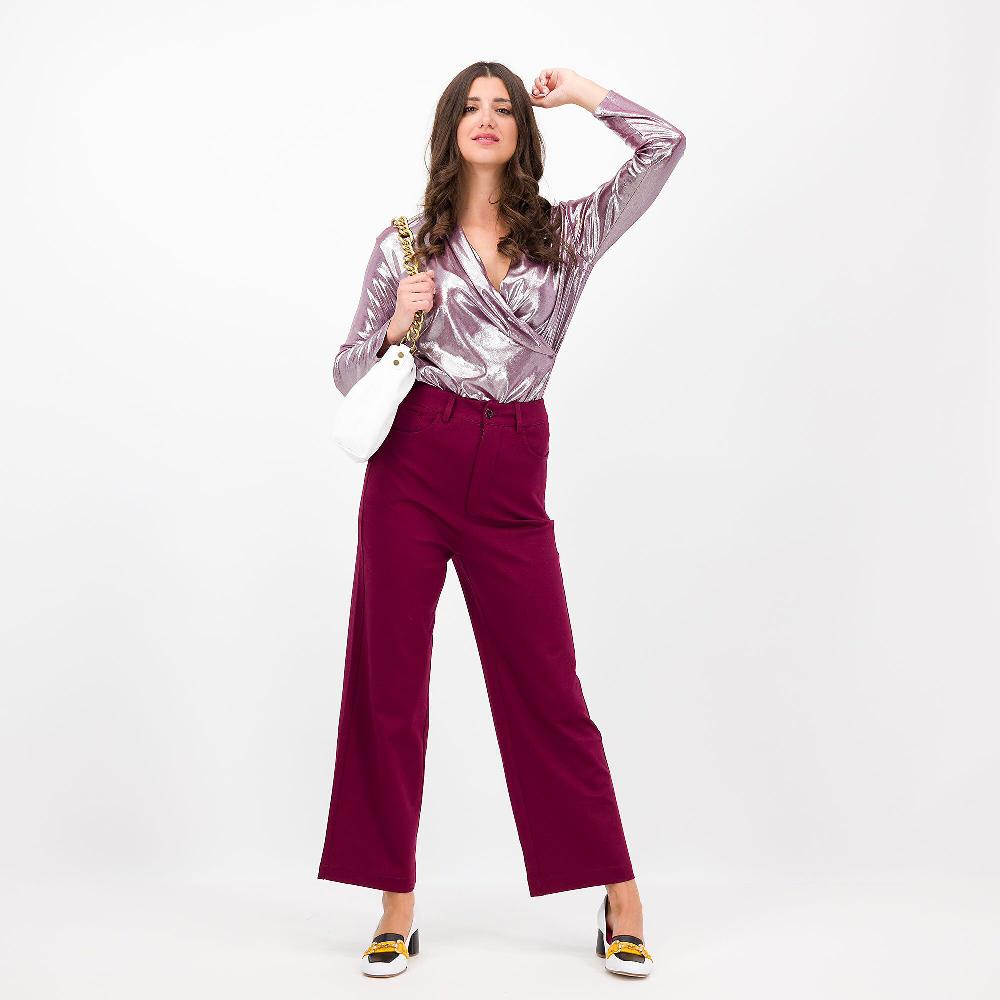 QVC A*dela Pantaloni Ampi In Punto Milano Di Viscosa