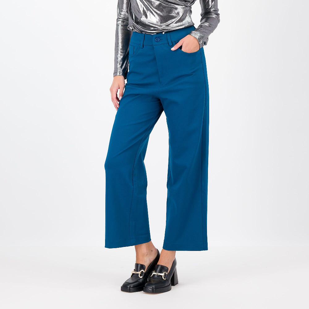 QVC A*dela Pantaloni ampi in punto Milano di viscosa