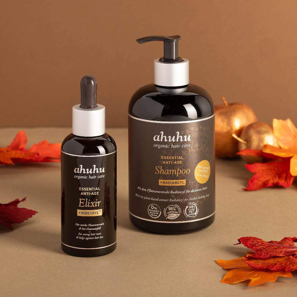 QVC Ahuhu Duo Capelli Essential Anti Age: Shampoo E Elixir