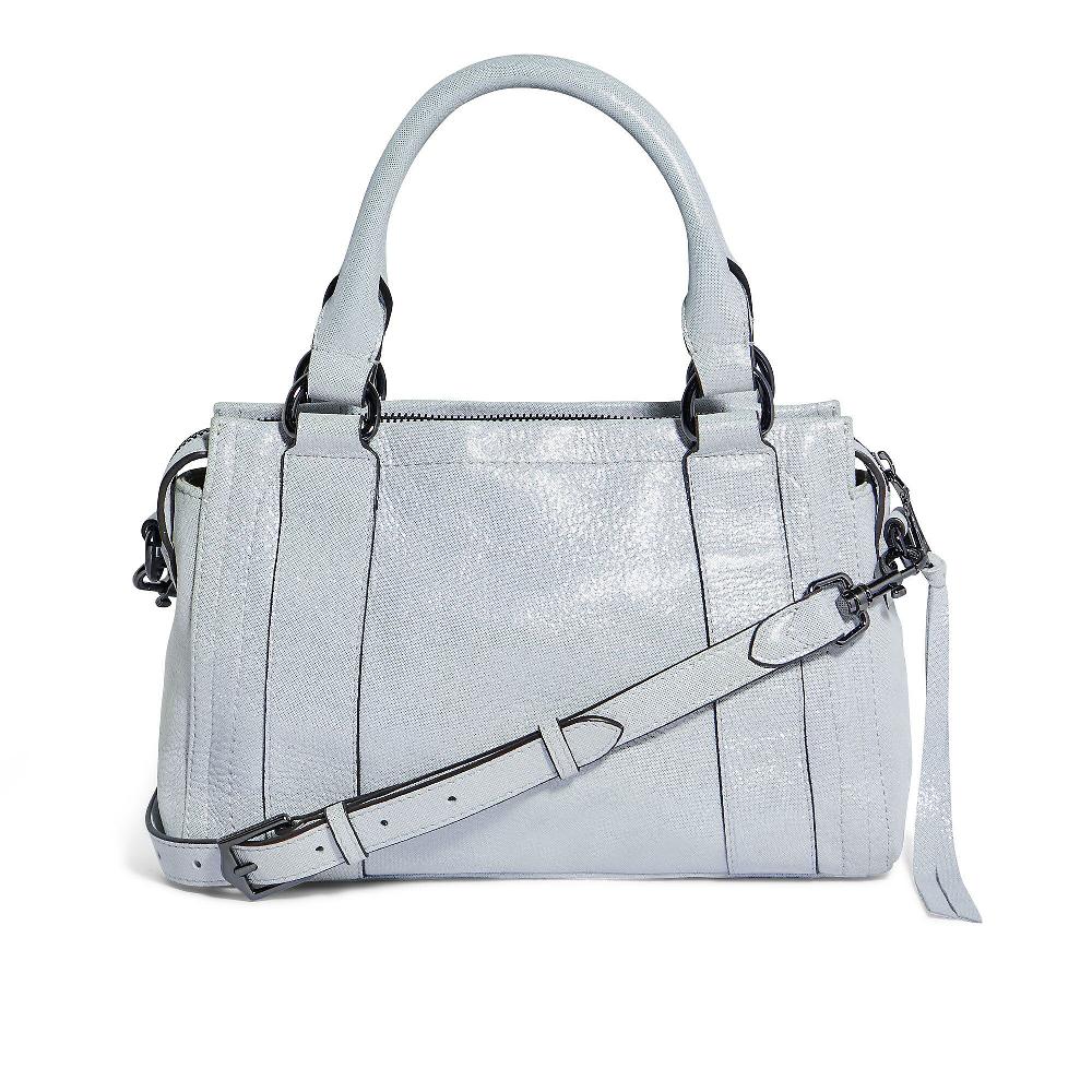 QVC Aimee Kestenberg Borsa A Mano In Pelle Con Tasche Zip E Tracolla