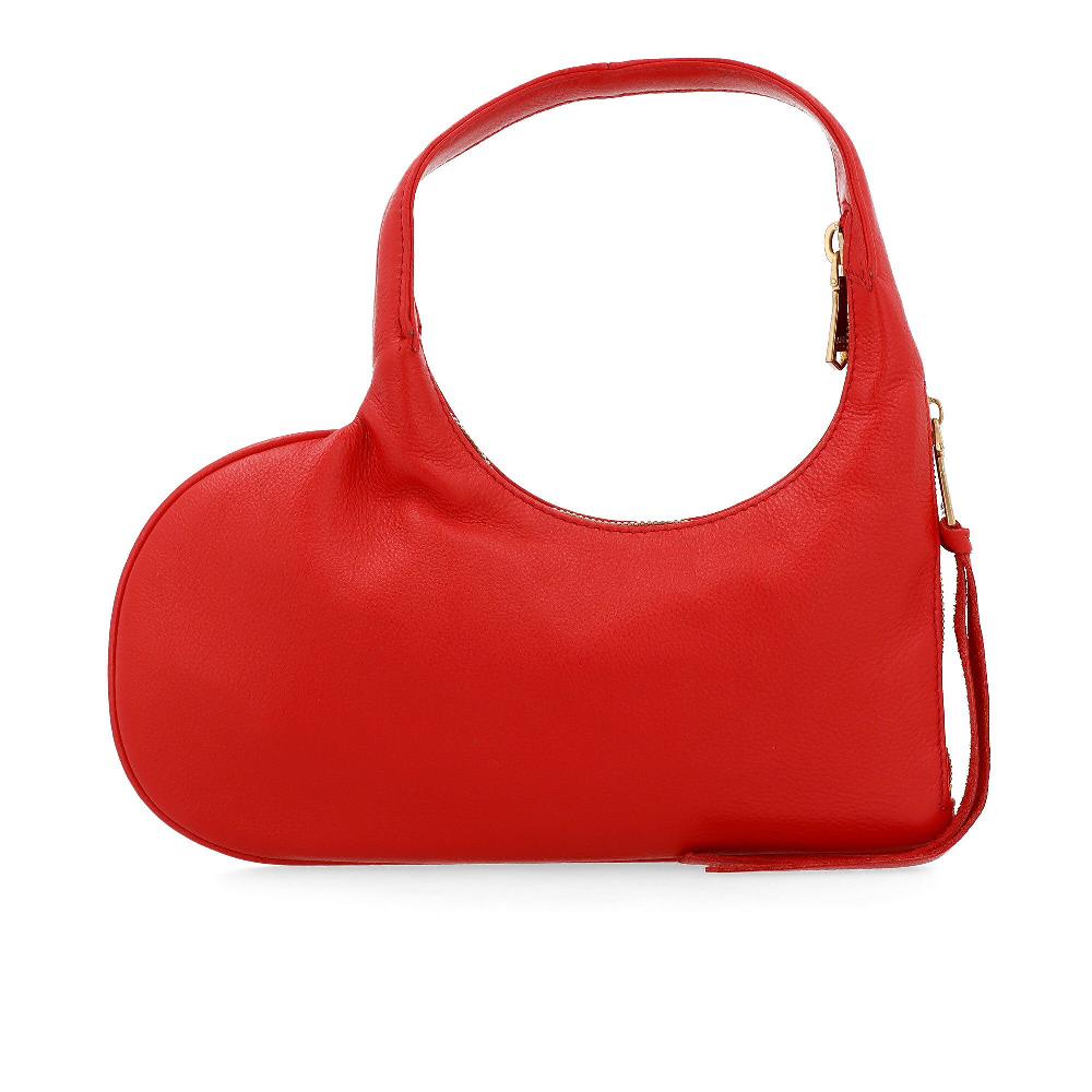 QVC Aimee Kestenberg Borsa A Mano In Pelle Design A Cuore Con Zip