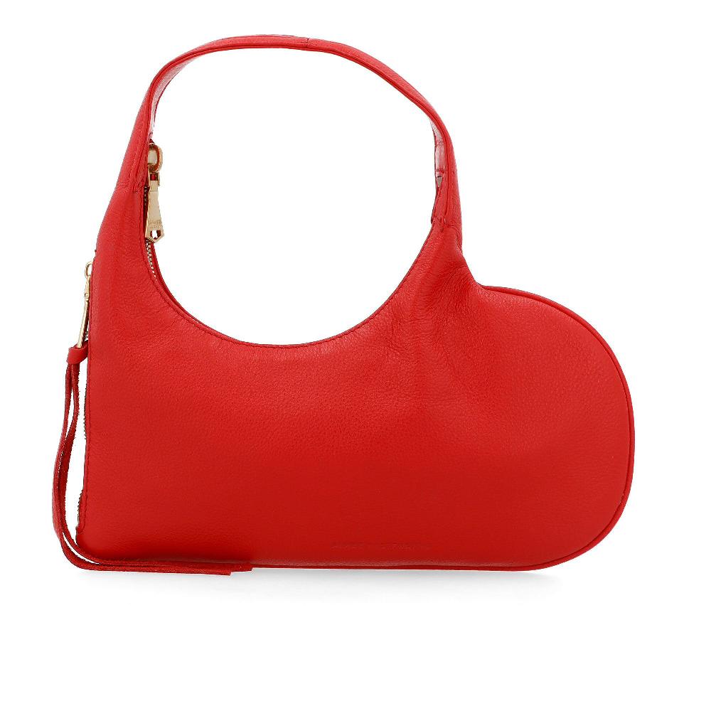 QVC Aimee Kestenberg Borsa a mano in pelle design a cuore con zip