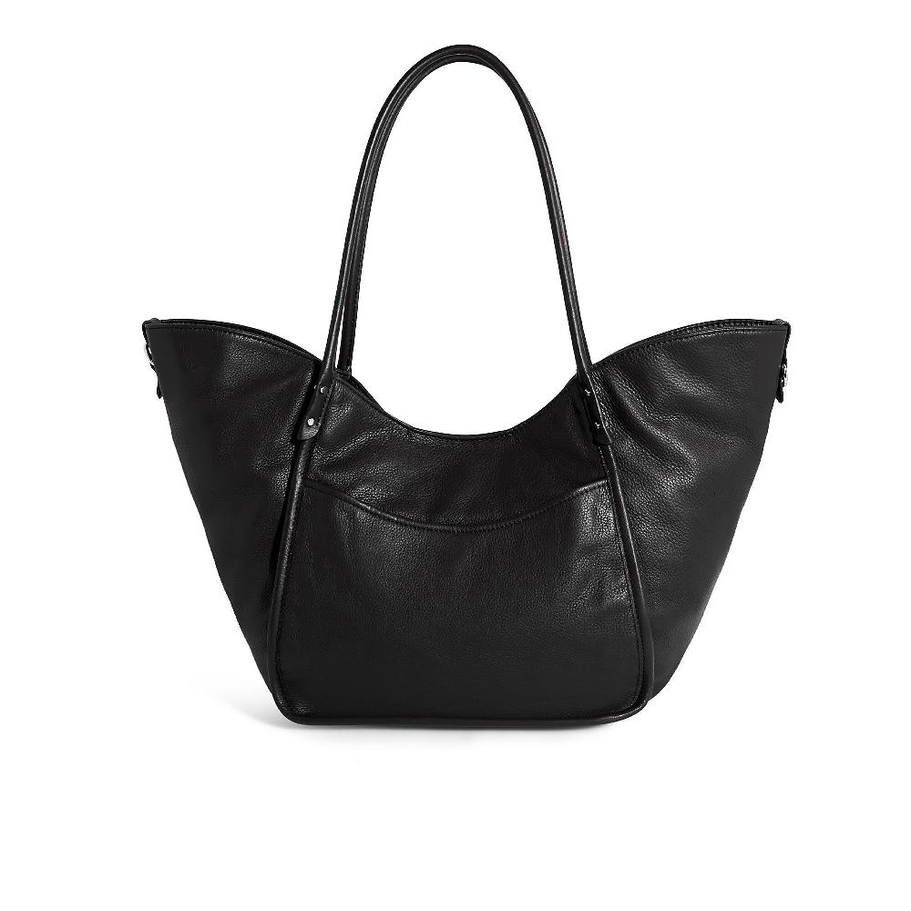 QVC Aimee Kestenberg Borsa A Spalla In Pelle Con Borchiette Sul Profilo
