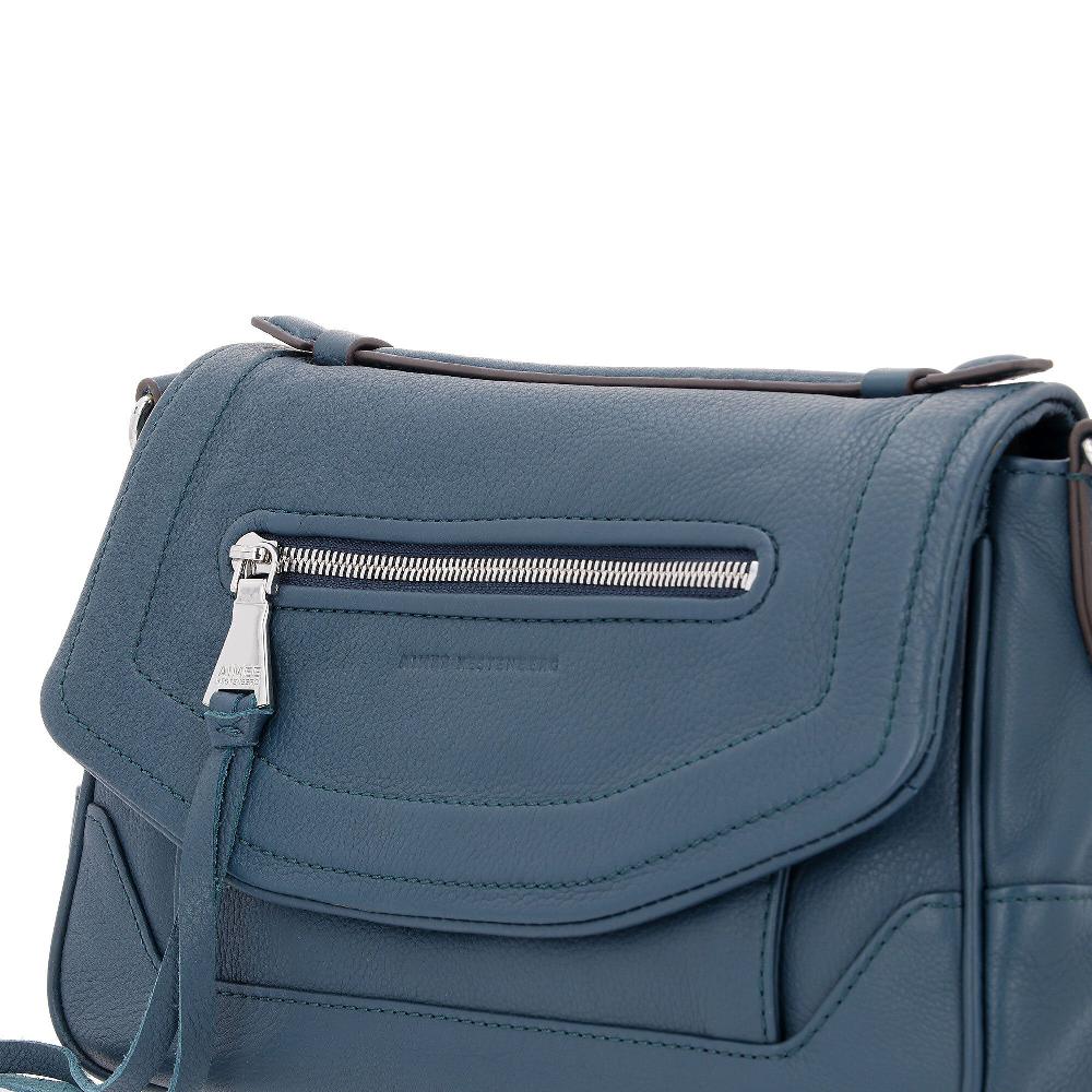 QVC Aimee Kestenberg Borsa A Tracolla Bandit In Pelle Con Patta