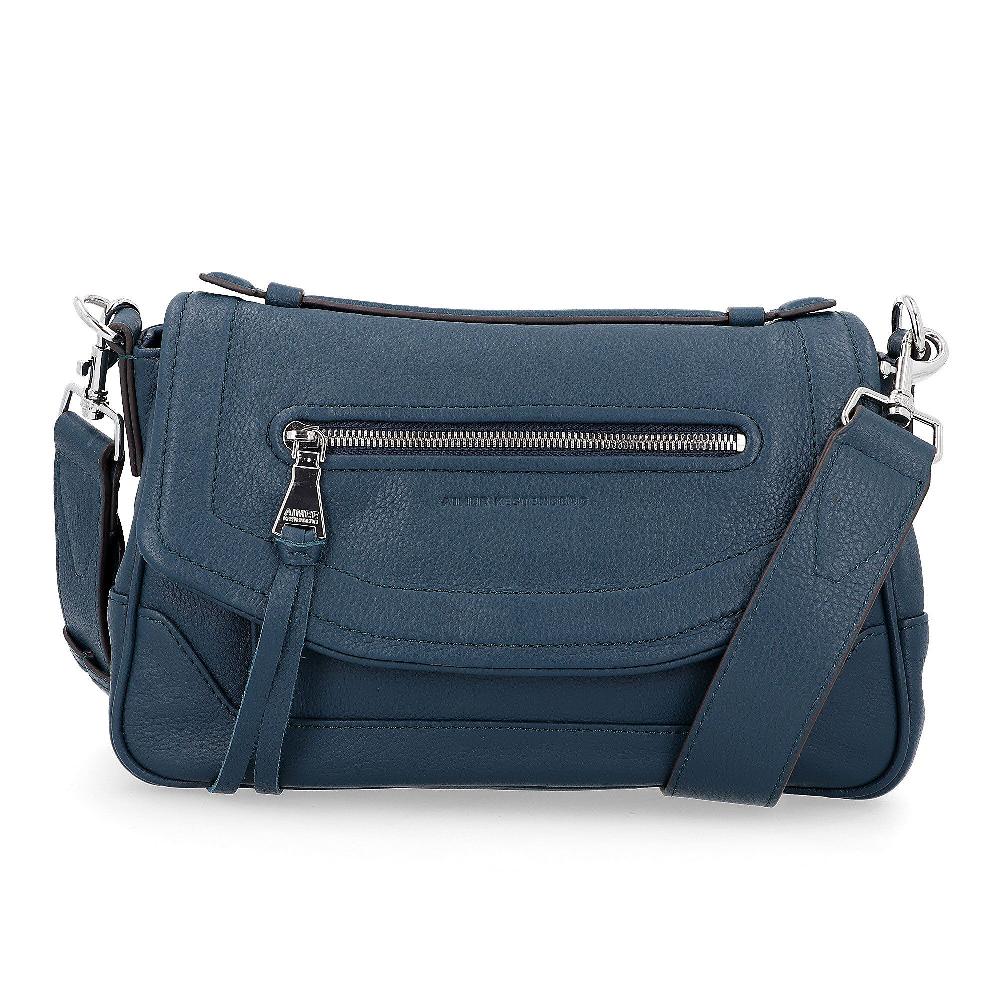 QVC Aimee Kestenberg Borsa a tracolla Bandit in pelle con patta