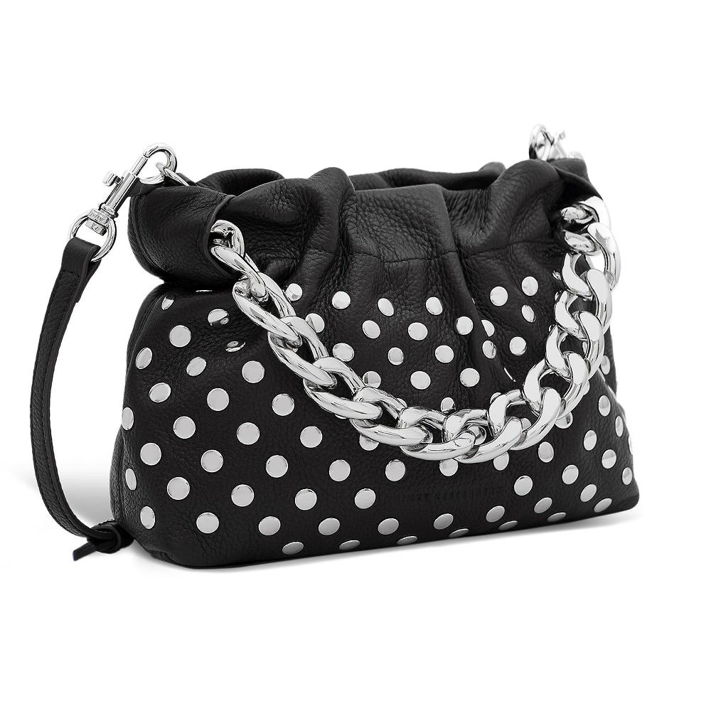 QVC Aimee Kestenberg Borsa A Tracolla Chain Handheld In Pelle